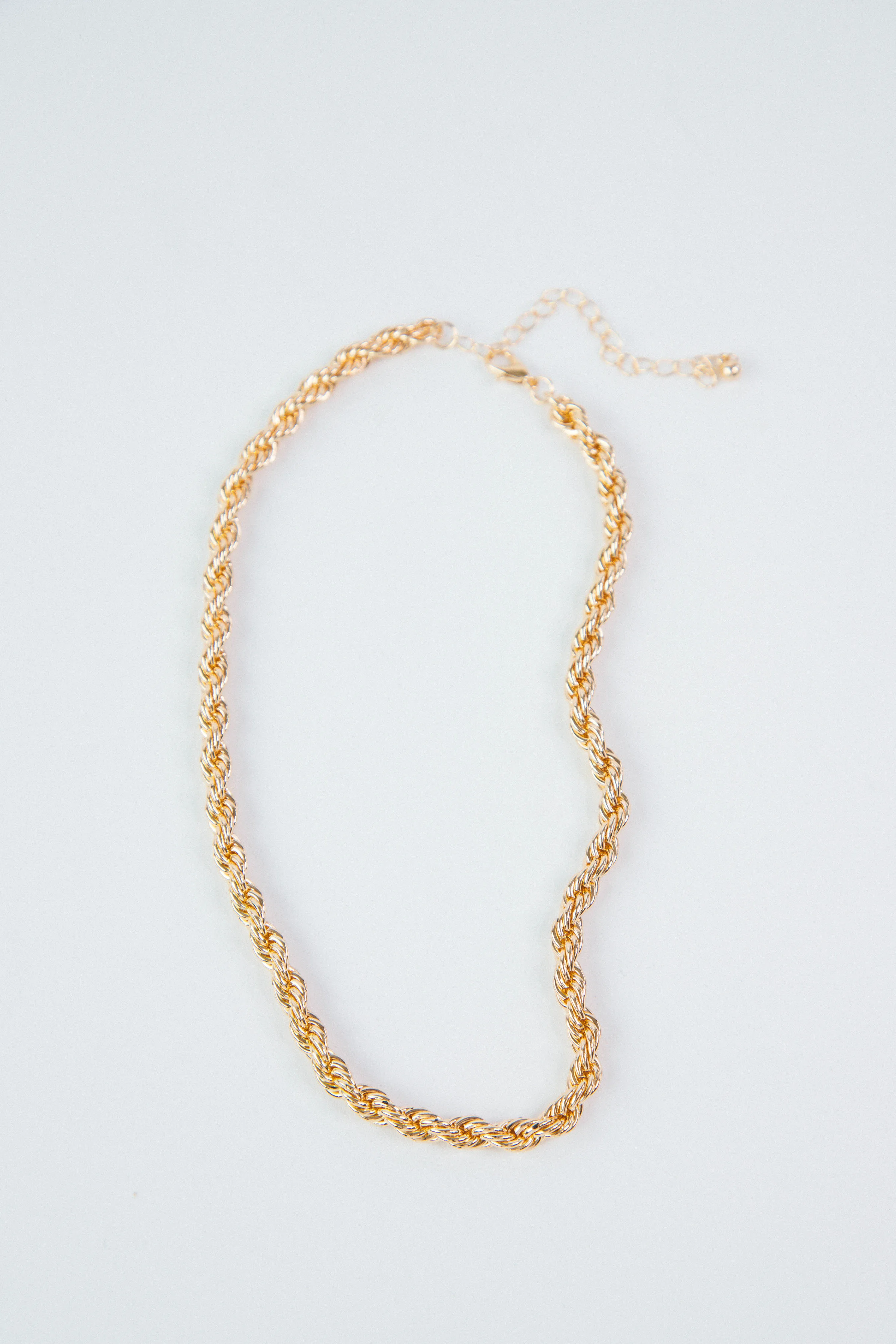 Anya Rope Chain Necklace, Gold