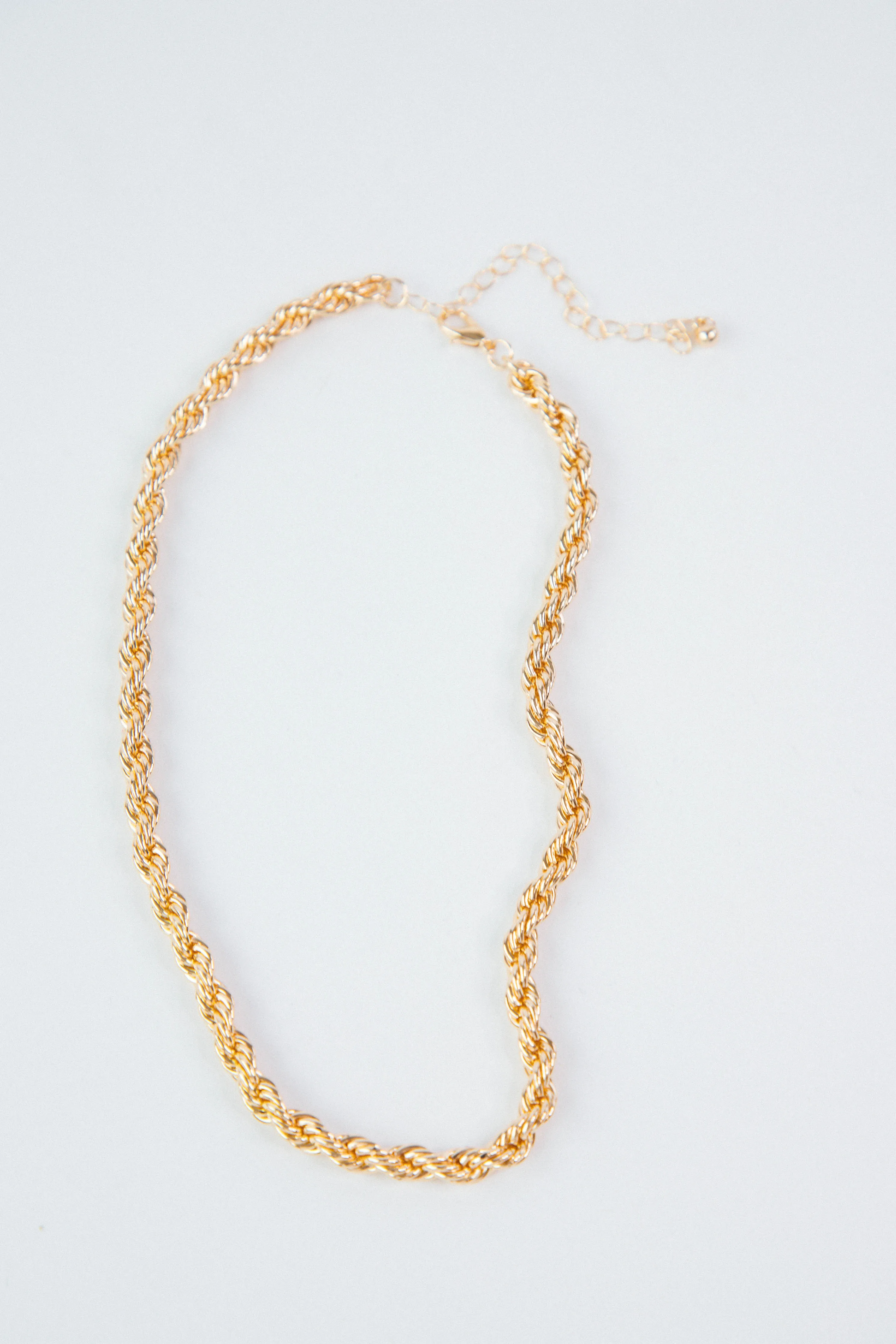 Anya Rope Chain Necklace, Gold