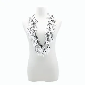 Big LOVE Necklace - Hand-painted - White