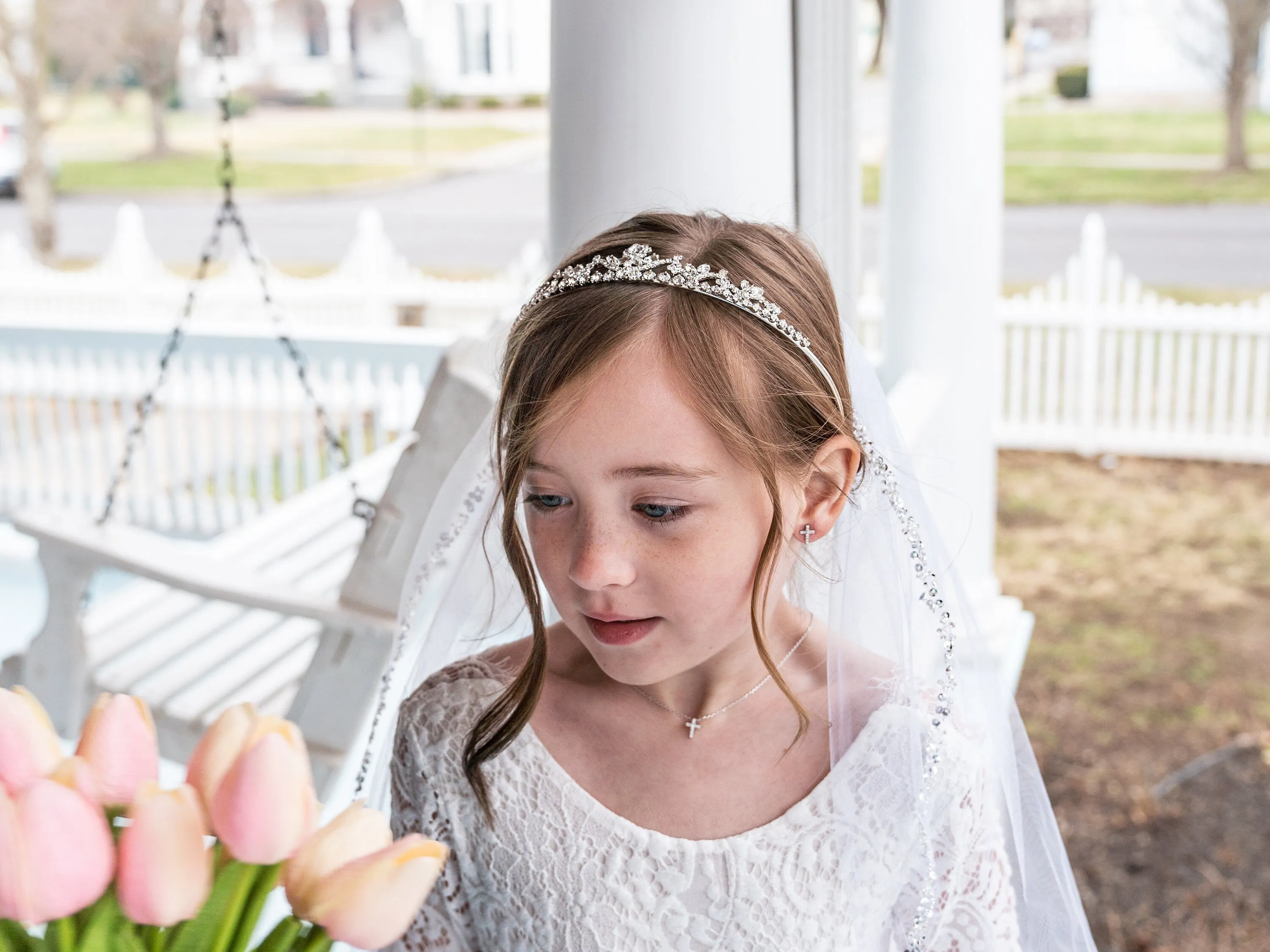 Bryce Flower Girl Tiara