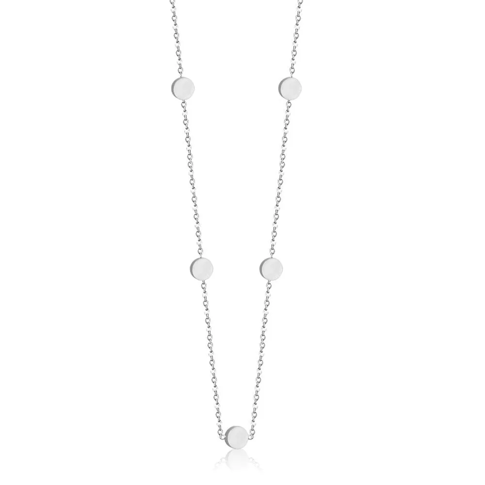 Circles or Stars Stainless Steel Choker Necklace