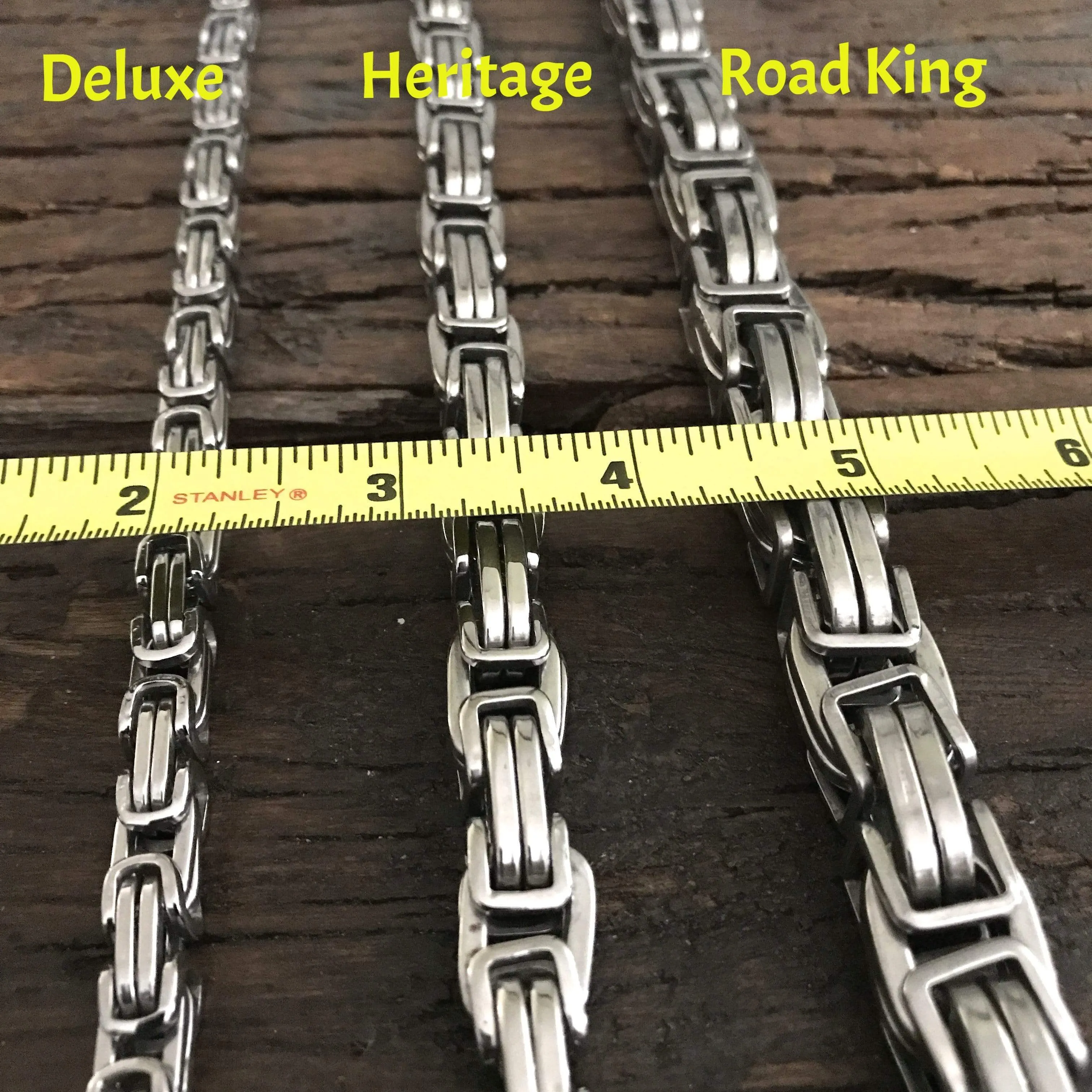 Daytona - Silver - Road King - 3/4 inch wide