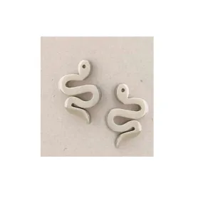 Earrings - Snake Serpentine