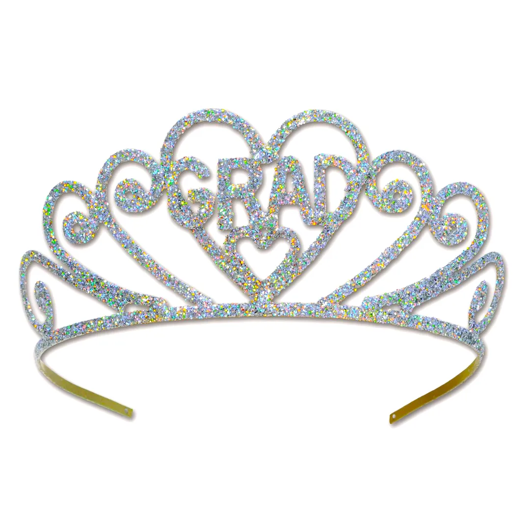 Glittered Metal Grad Tiara (Each)