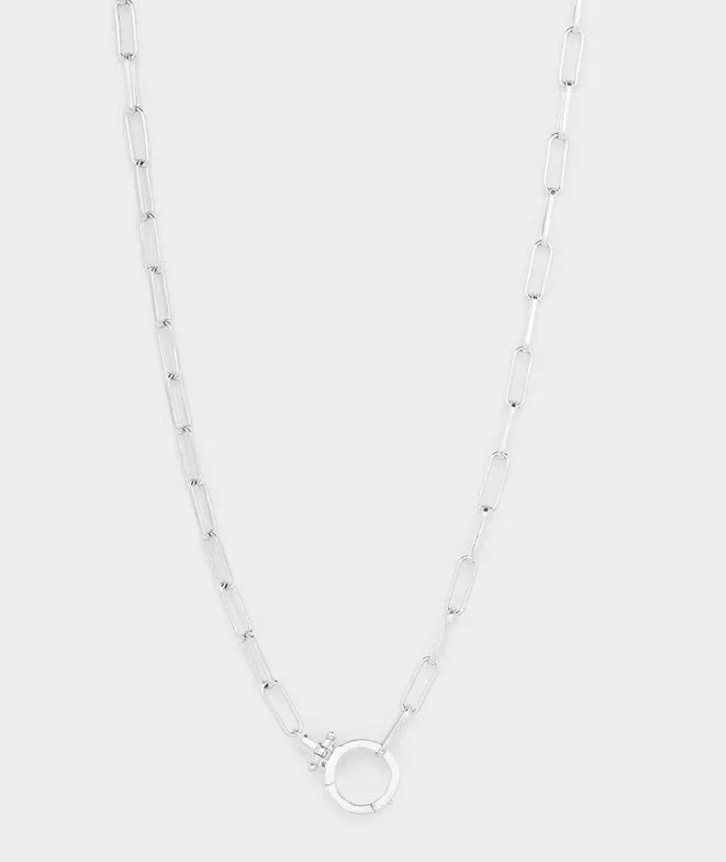 Gorjana Parker Necklace (silver)