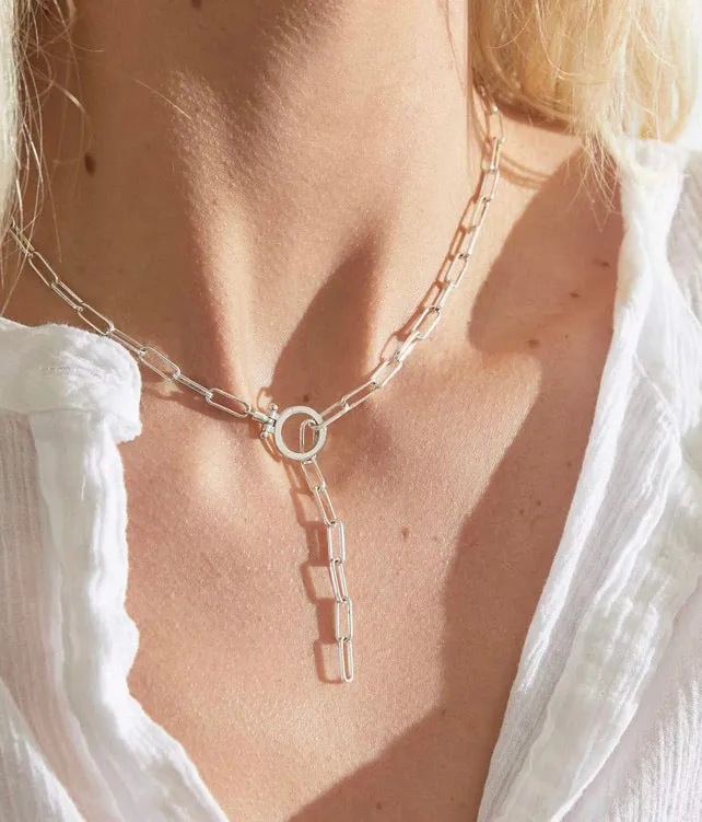 Gorjana Parker Necklace (silver)