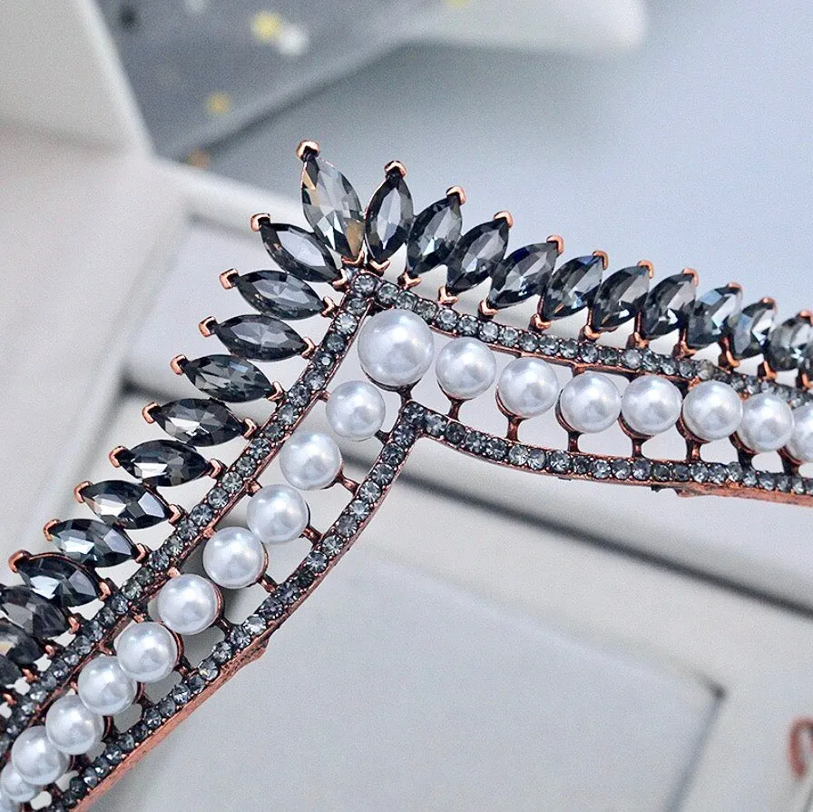"Asari" - Baroque Vintage Bridal Tiara