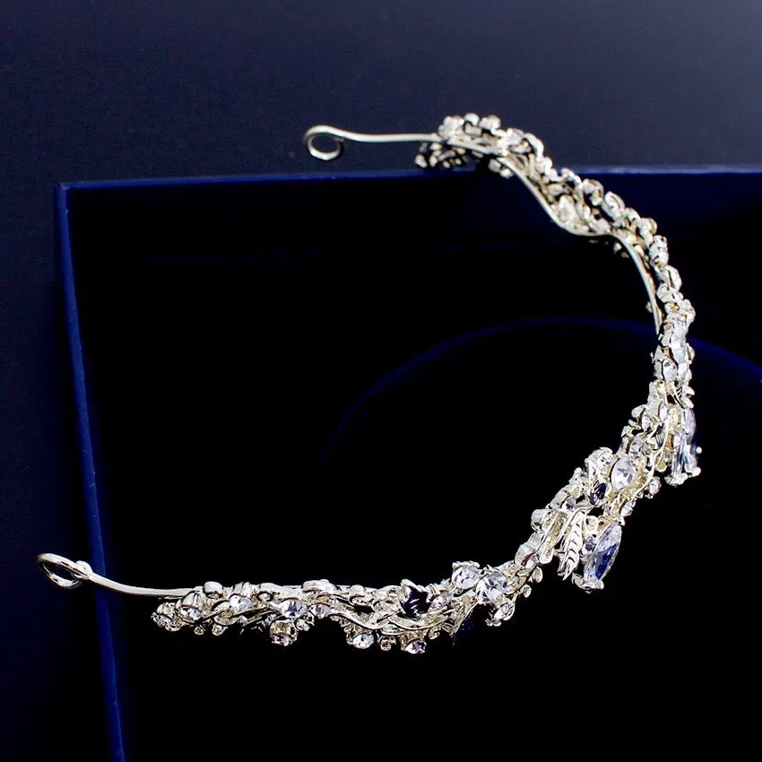 "Callie" - Gold Crystal Bridal Tiara