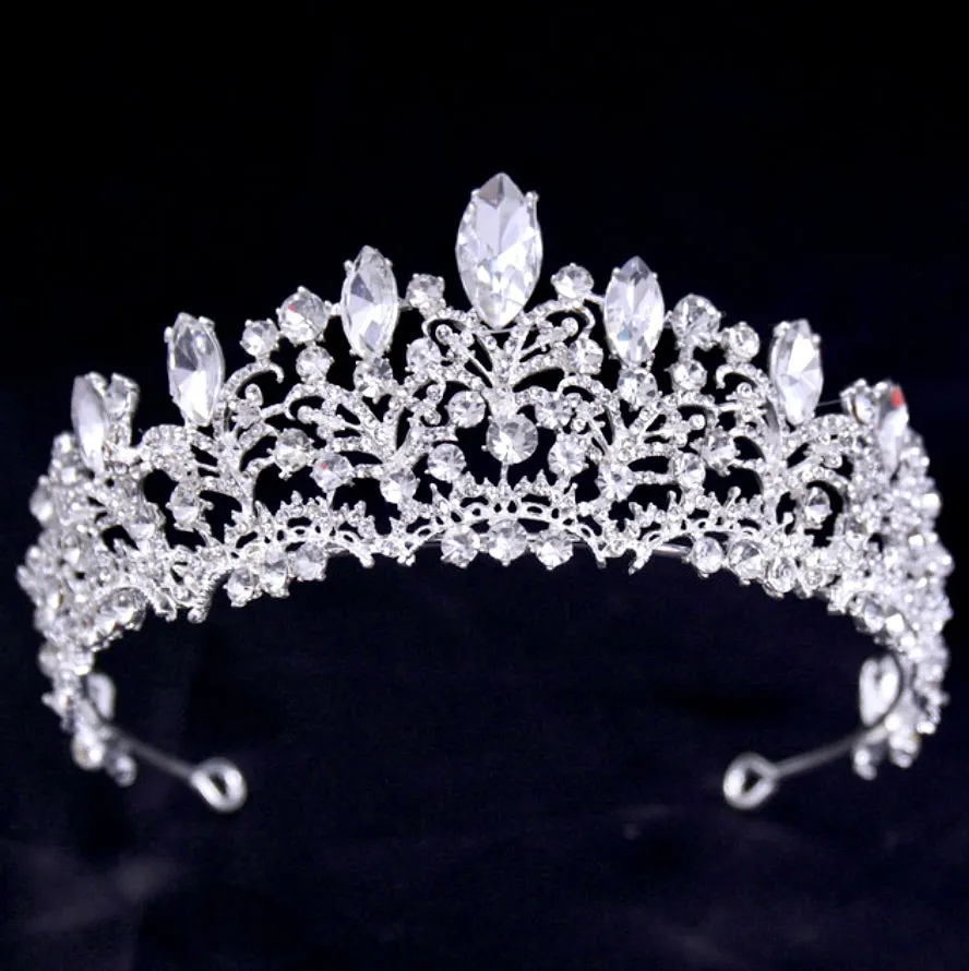 "Elowen" - Victorian Gothic Bridal Tiara - Available in Rose Gold, Silver and Yellow Gold