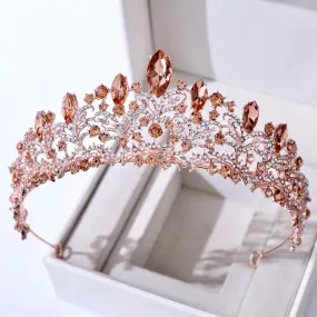 "Elowen" - Victorian Gothic Bridal Tiara - Available in Rose Gold, Silver and Yellow Gold