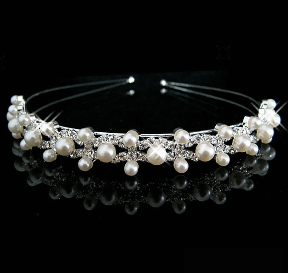 "Faye" - Pearl and Crystal Bridal Headband