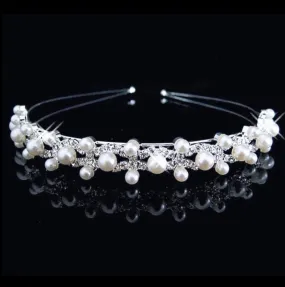 "Faye" - Pearl and Crystal Bridal Headband
