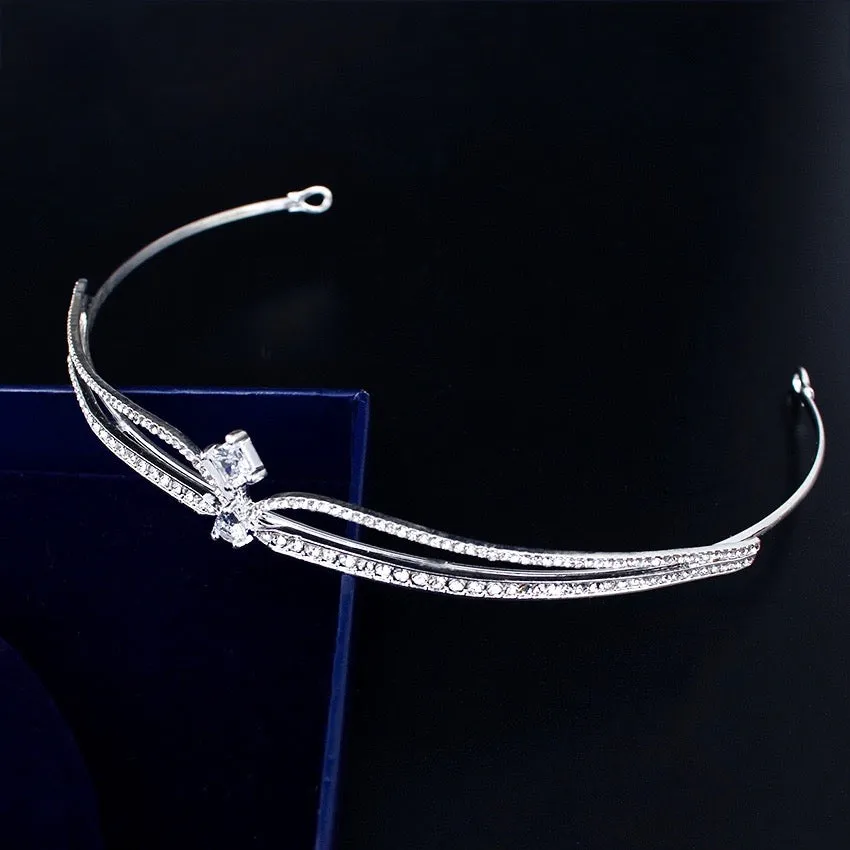 "Francine" - Wedding Cubic Zirconia Tiara