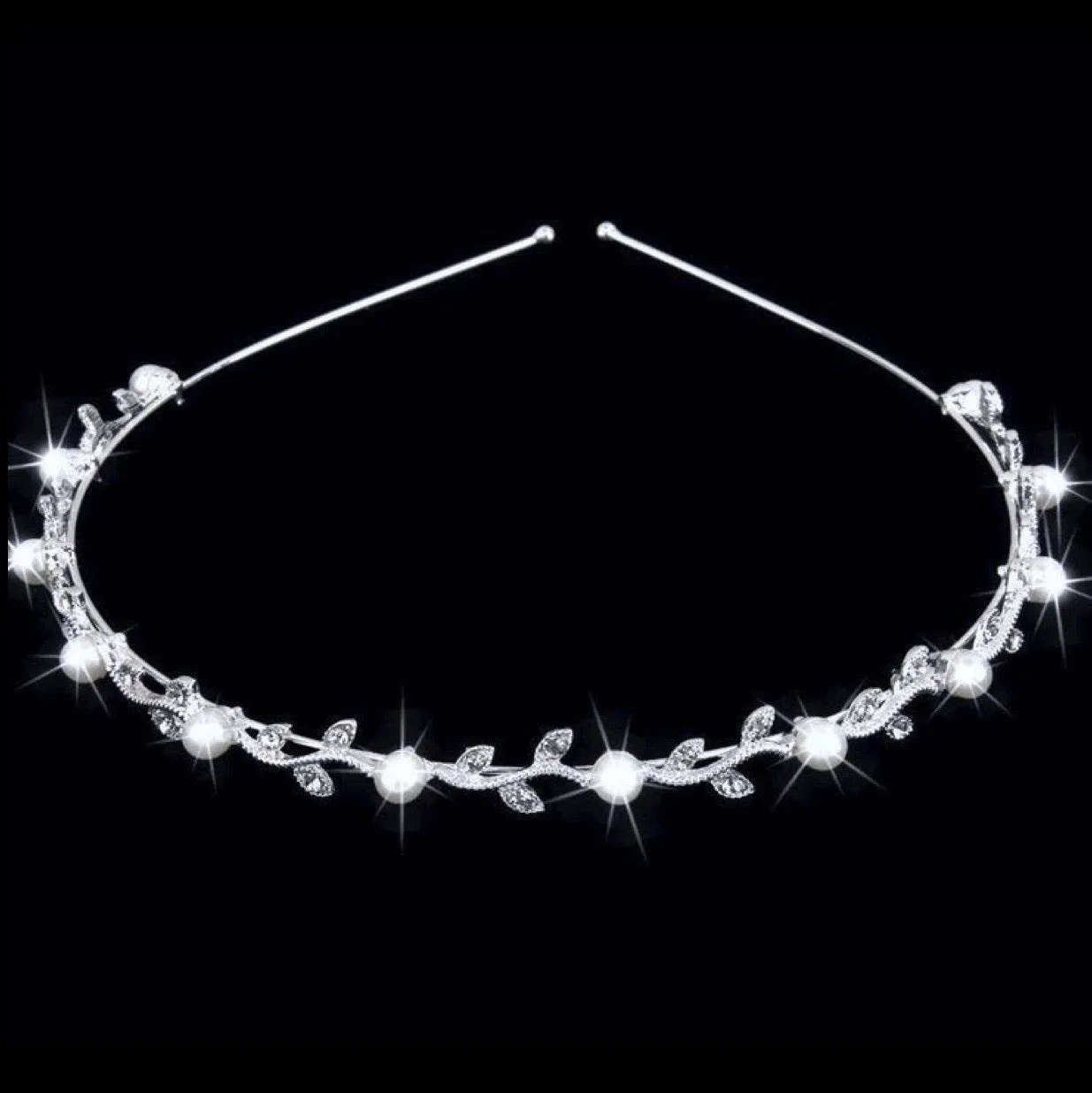 "Gigi" - Pearl and Crystal Bridal Headband