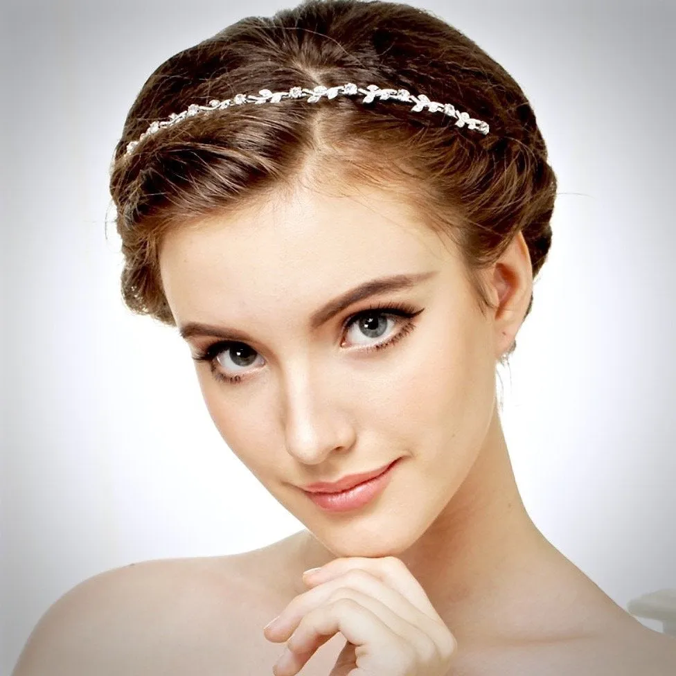 "Gigi" - Pearl and Crystal Bridal Headband