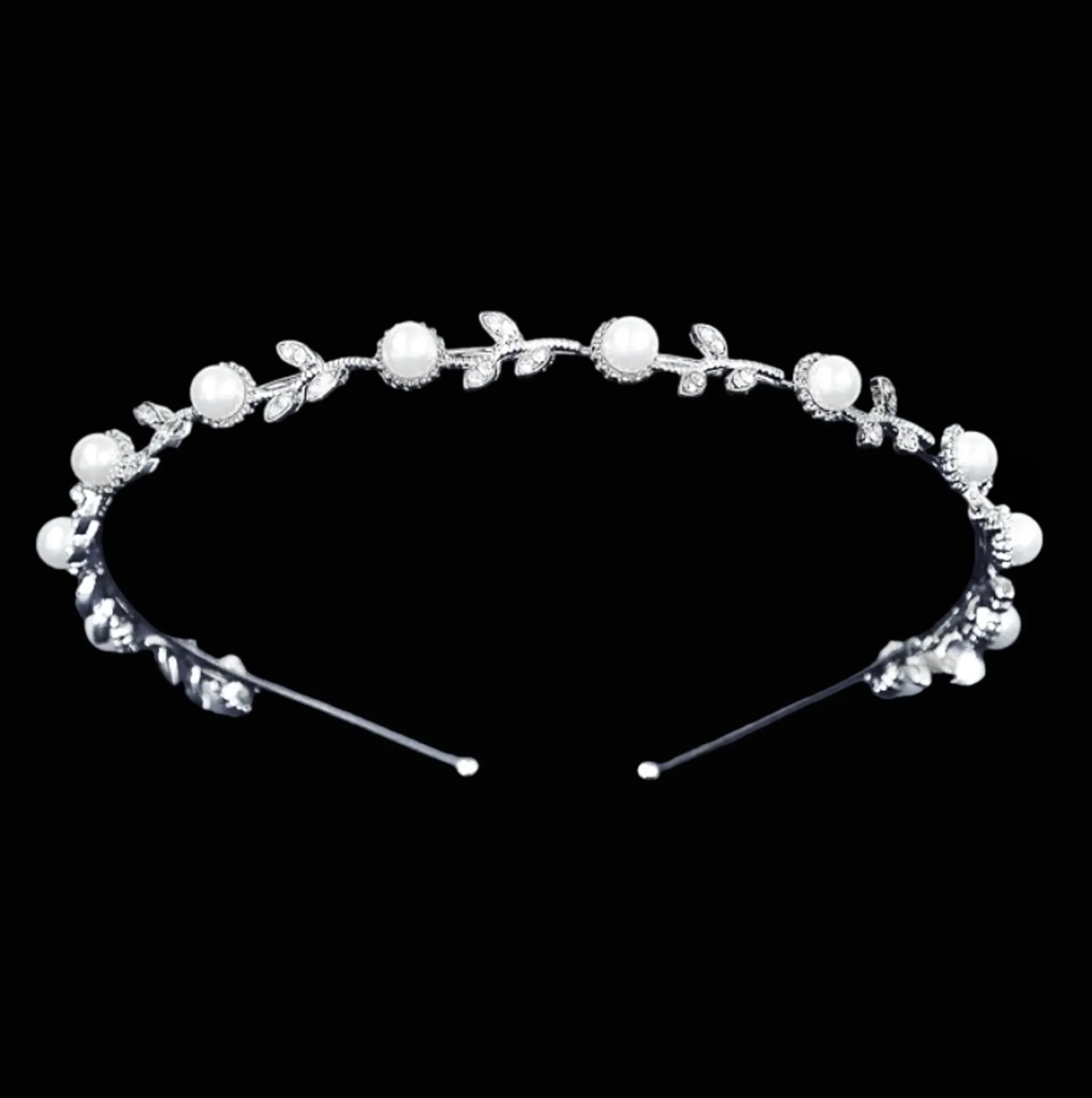 "Gigi" - Pearl and Crystal Bridal Headband