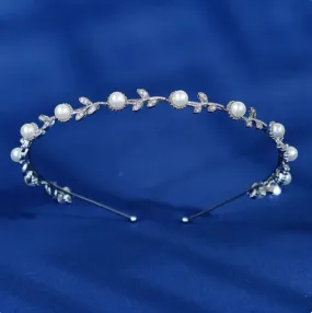 "Gigi" - Pearl and Crystal Bridal Headband