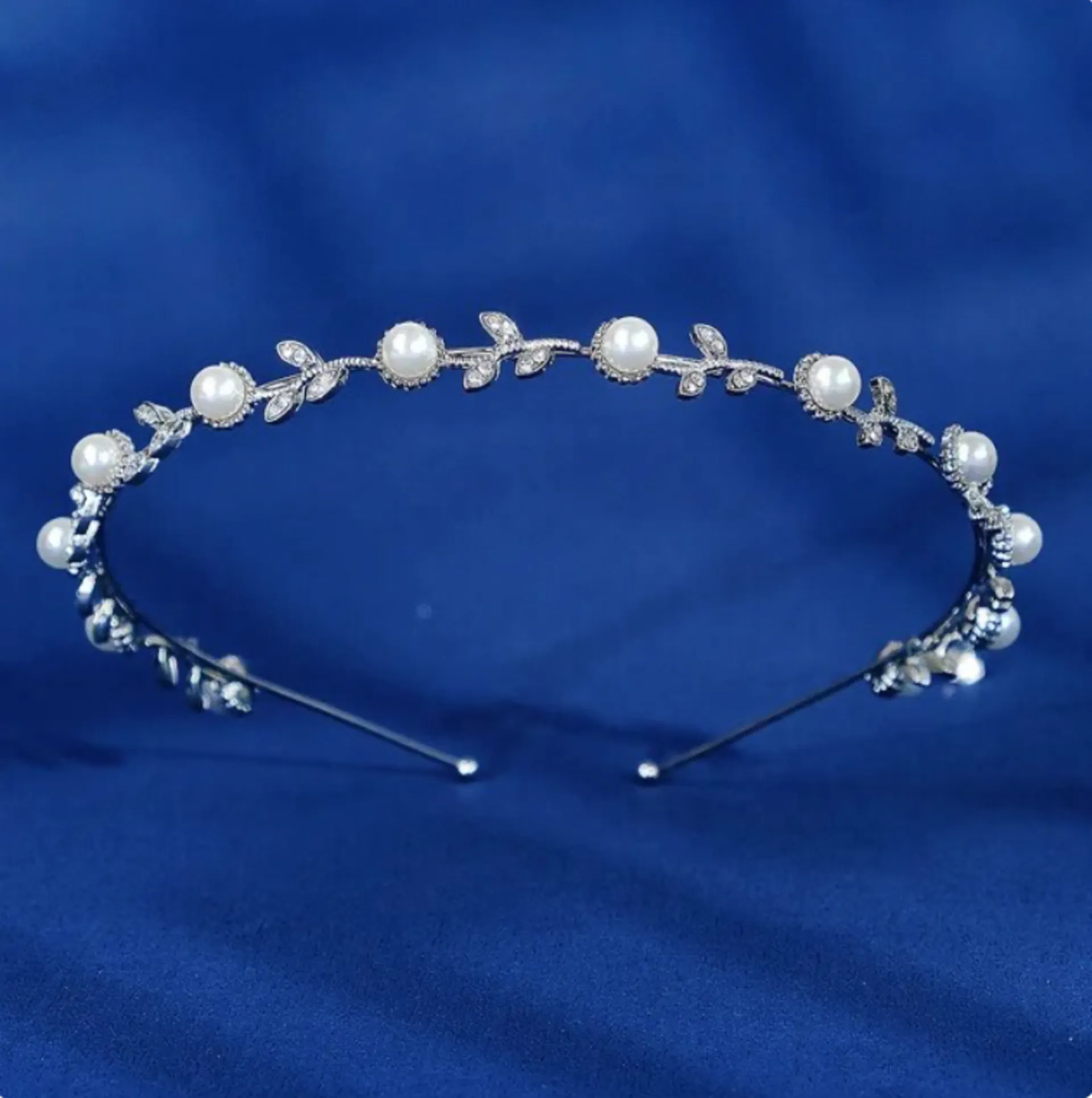 "Gigi" - Pearl and Crystal Bridal Headband