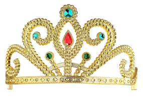 Tiara gold mit Edelsteinen