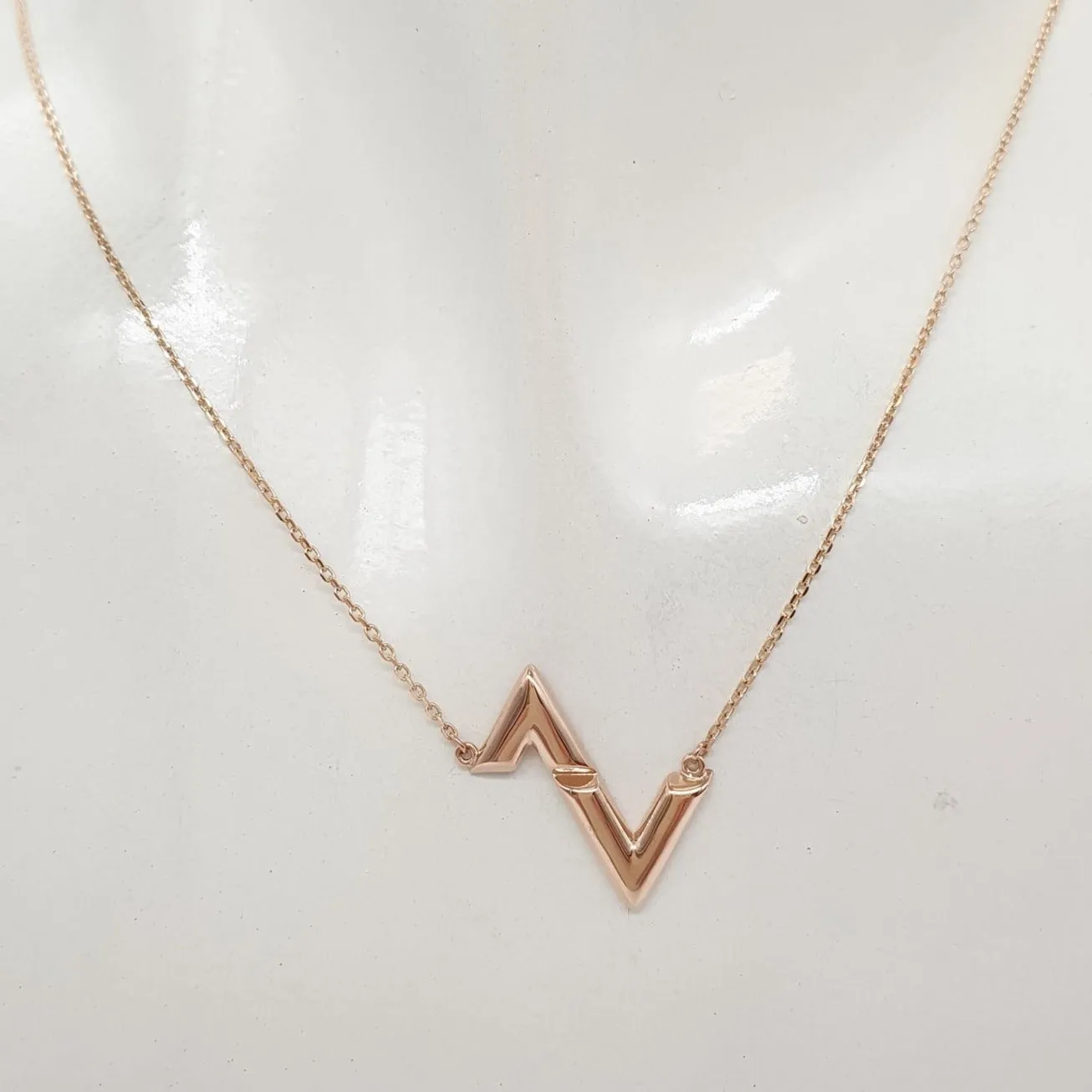 Volt Necklace 18K Yellow/Rose/White Gold